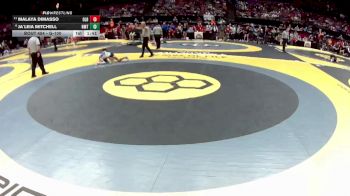 G-100 lbs Champ. Round 1 - Malaya DiMasso, G-Olen. Liberty vs Ja`Leia Mitchell, G-Northmont