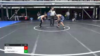 150 lbs Prelims - Eric Deking, Mt Markham vs Jacob Freshwater, Southern Tier