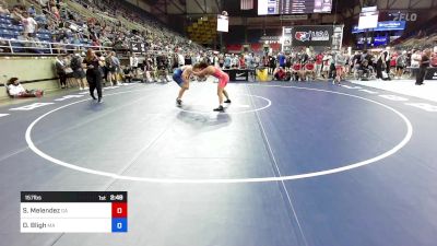 157 lbs Cons 64 #1 - Sebastian Melendez, GA vs Declan Bligh, MA