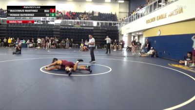 157 lbs Quarterfinal - Maxximus Martinez, Mt. San Antonio College vs Roman Gutierrez, Fresno City College