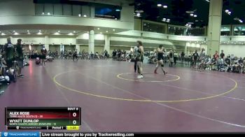 195 lbs Round 2 (10 Team) - Wyatt Dunlop, North Dakota Border Brawlers vs Alex Rose, Terre Haute South (1)