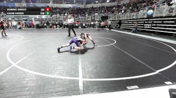 100 lbs Consolation - Dominic Grieco, Lincoln Way Wresling Club vs Caleb Hardin, Team Mascoutah WC