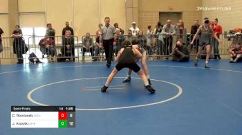 93 lbs Semifinal - Connor Rowlands, Apex MS vs Jason Kwaak, Empire MS