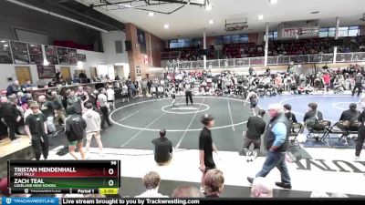 98 lbs Semifinal - Zach Teal, Lakeland High School vs Tristan Mendenhall, Post Falls