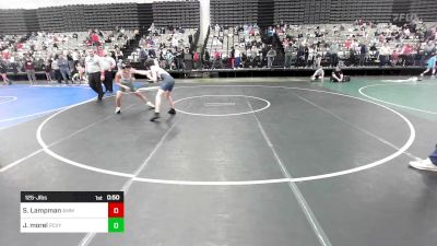 125-J lbs Quarterfinal - Sam Lampman, AMERICAN MMA AND WRESTLING vs Jaythan Morel, Passaic Valley