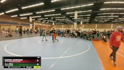 82 lbs Quarterfinal - O.j. Hall, Jflo Trained vs Damon Anderson, Apex Grappling Academy