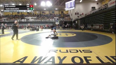 126 lbs Round Of 16 - Ryan Horner, Peddie School vs Alex Marchetti, Wyoming Seminary