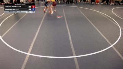 215 lbs Cons. Round 3 - Blake McMullen, Northwest Wrestling Club vs Braeden Maxey, Pinnacle