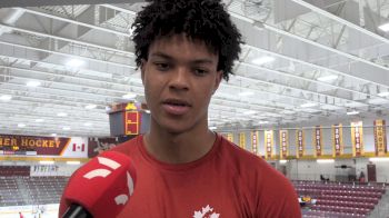 Blue Jackets Prospect Cayden Lindstrom On Opportunity To Play For Canada, Return To Play And More