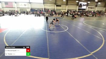 77 lbs Quarterfinal - Gabriel Bouzanquet, Chain Gang vs Nixon Thiele, Cvbjj