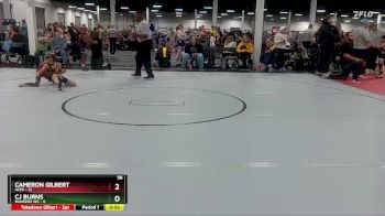 56 lbs Round 4 (10 Team) - CJ Burns, Rangers WC vs Cameron Gilbert, ACES