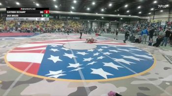 100 lbs Semifinal - Eli Franklin, Team Champs vs Kyson Sundberg, Berge Elite Wrestling Academy