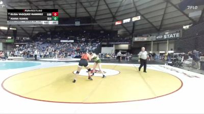 Girls 4A 145 lbs Cons. Round 4 - Elisa Vasquez Ramirez, Kamiakin (Girls) vs Kiana Kawai, Richland (Girls)