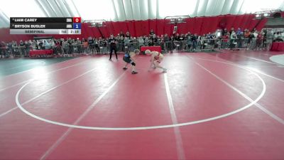 126 lbs Semifinal - Liam Carey, Sarbacker Wrestling Academy vs Bryson Busler, Askren Wrestling Academy