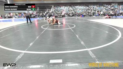 135 lbs Round Of 32 - Ezra Sanabria, Warriors Of Christ Wrestling vs Isaiah Rupert, BULLDOG WRESTLING CLUB