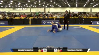 Gwen Patricia Watson vs Emma Grace Forrester 2026 IBJJF Jiu-Jitsu CON International