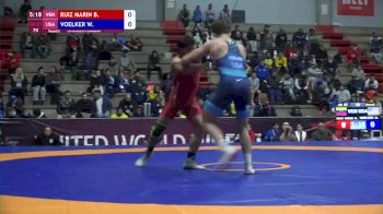 87 kg Round 5 - Wyatt Voelker, USA vs Brian Ruiz, VEN