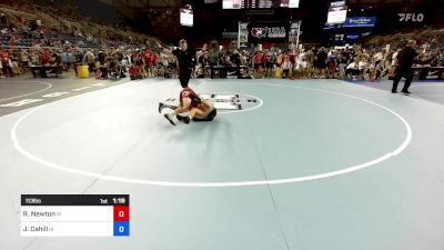 113 lbs Cons 64 #2 - Robby Newton, RI vs Joey Cahill, IA