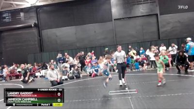 53 lbs Semifinal - Landry Gaddist, Summerville Takedown Club vs Jameson Campbell, Legacy Elite Wrestling