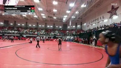 113 lbs Champ. Round 1 - Alexander Tapia, Franklin vs Victor Friar, North Crowley