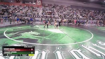 125 lbs Cons. Round 2 - Chance Aparis, Mat Demon WC vs Wyatt Oliva, Punisher Wrestling Company