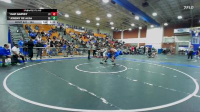 144 lbs Semifinal - Kavi Garvey, Fountain Valley vs Jeremy De Alba, Bishop Amat