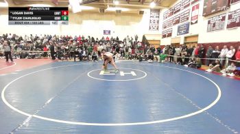 150 lbs 3rd Place - Logan Davis, Lyman Mem/Windham Tech vs Tyler Ciarleglio, Notre Dame-West Haven