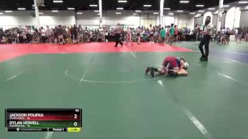 92 lbs Round 6 (8 Team) - Jackson Polifka, PA Alliance vs Dylan Howell, Flemington