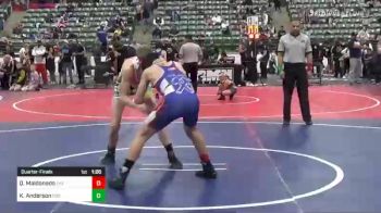 130 lbs Quarterfinal - Quintin Maldonado, The Shed vs Kyson Anderson, 208 Spartans