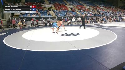 120 lbs Cons. Sub-rd Of 64 - Dylan Phillips, Michigan vs James Jr. Sanders, Florida