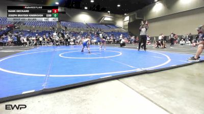 55 lbs Consolation - Hank Deckard, Raw Wrestling Club vs Joseph Brayden Kimbrough, Conway Wrestling