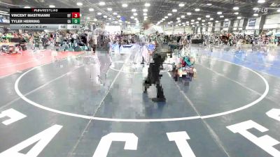 120 lbs Consi Of 8 #1 - Vincent Mastrianni, NY vs Tyler Herring, GA