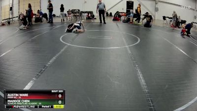 60-68 lbs Quarterfinal - Austin Ware, Pride WC vs Maddox Chen, Scanlan Wrestling Academy