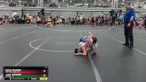 76 lbs Semis (4 Team) - Kole Wasser, Grit Mat Club vs Jake Wehner, M2TCNJ