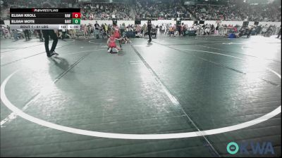 61 lbs Round Of 32 - Elijah Kroll, Raw Wrestling Club vs Elijah Mote, Bartlesville Wrestling Club