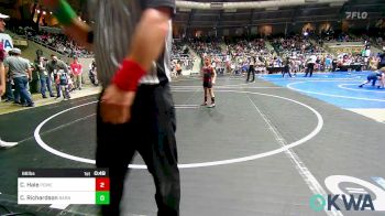 66 lbs Consolation - Colter Hale, Powerhouse Wrestling vs Cole Richardson, Barnsdall Youth Wrestling