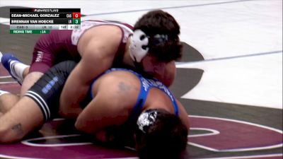 141 lbs Brennan Van Hoecke, Little Rock vs Sean-Michael Gonzalez, Carl Albert State