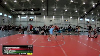 175 lbs Round 5 (6 Team) - Mario Hutcherson, Top Level vs Aiden Stecker, Youngstown Elite