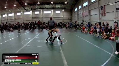 44 lbs Round 4 (8 Team) - Jaxton Wirick, Hammers Blue vs Kaden Slebodnik, Phoenix WC