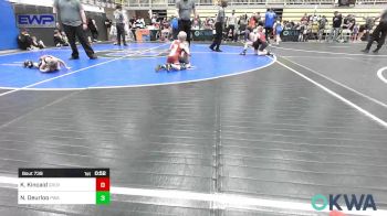 45 lbs Semifinal - Knox Kincaid, Grover Rains Wrestling Club vs Nicholas Deurloo, Perry Wrestling Academy