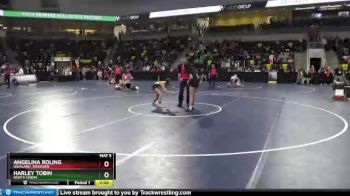 110 lbs Champ. Round 2 - Harley Tobin, North Union vs Angelina Roling, Highland, Riverside