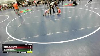 56 lbs 7th Place Match - James Evans, Bartlesville Wrestling Club vs Hank Waskow, Iowa