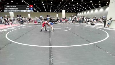 70 lbs Semis - Liam Dyches, Bartlesville Wrestling Club vs Colson Beckley, Team Tulsa Wrestling Club