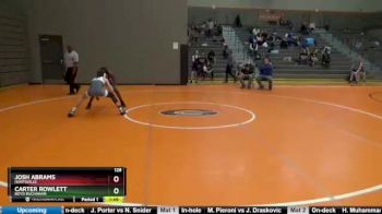 128 lbs Round 3 - Carter Rowlett, Boyd Buchanan vs Josh Abrams, Huntsville