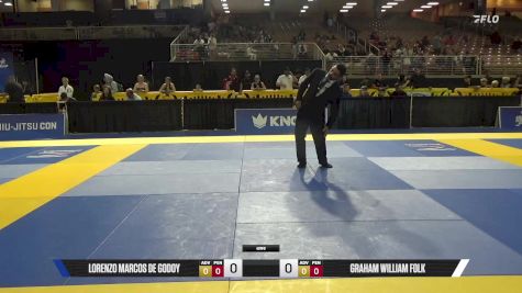 Graham William Folk vs Lorenzo Marcos De Godoy 2025 Pan Kids Jiu-Jitsu IBJJF Championship