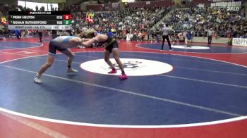 4A 175 lbs Semifinal - Ronan Rutherford, Pulaski Academy High School vs Penn Helton, Pottsville