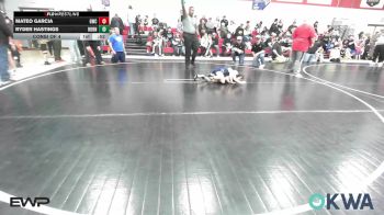 52 lbs Consi Of 4 - Mateo Garcia, Gravette Wrestling Club vs Ryder Hastings, Hornet Wrestling Club