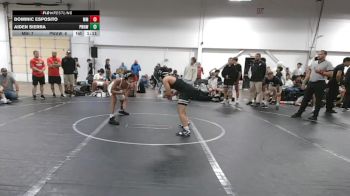 120 lbs Semis (4 Team) - Aiden Sierra, Parabellum WA White vs Dominic Esposito, Maryland Mallets