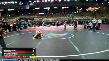 120 lbs Cons. Round 7 - Evan Martinez, Osceola (Kissimmee) vs Luis Acevedo, South Dade