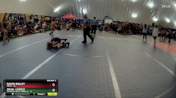 68 lbs Round 5 (6 Team) - Gavin Bailey, WEG3 vs Dean Lewicz, Michigan Gold Pitbulls